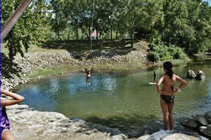 Swimming at Big Spring in the Park